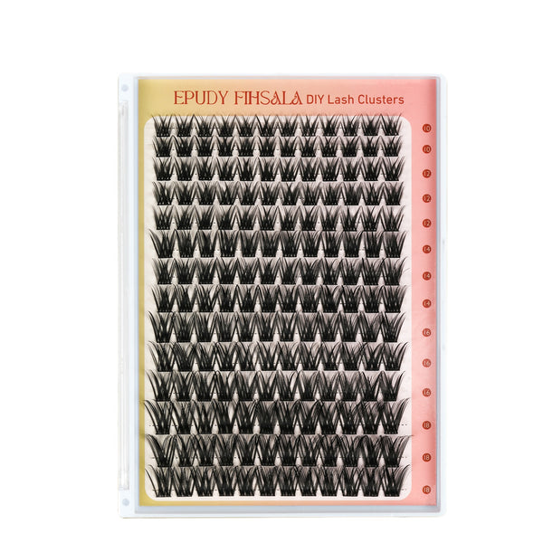 168pcs Fluffy/Volume Lash Clusters with 10-18mm Mixed Lengths