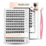130pcs Wispy/Manga Self-Adhesive False Eyelashes with 8-16mm Mixed Lengths