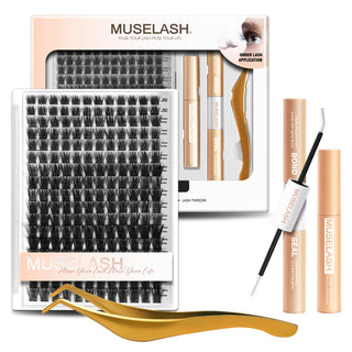 204pcs Fluffy/wispy Lash Clusters kit with 8-16mm Mixed Lengths