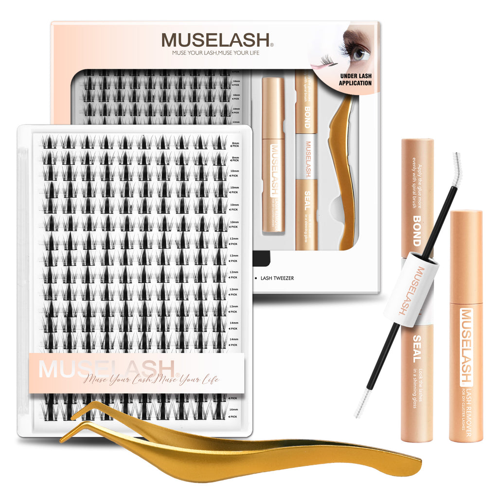 170pcs fairy/spiky Lash Clusters kit with 8-16mm Mixed Lengths