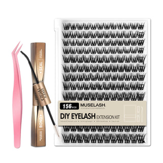 156pcs Wispy/MangaLash Clusters kit with 10-18mm Mixed Lengths