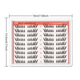 108pcs Manga Self-adhesive 8-16mm Mixed Lengths Lashes