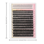 276pcs Fluffy/Volume Lash Clusters with 7-18mm Mixed Lengths