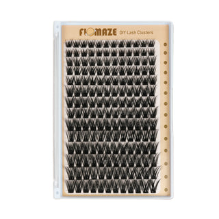 168pcs Fluffy Lash Clusters Extensions with 10-18mm Mixed Lengths