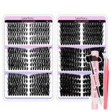 540pcs Pre mapped Lash Clusters kit with 8-16mm Mixed Lengths