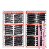 530pcs Fox-Style False Eyelash Extension , 8–16 mm Mixed Lengths, Various Sizes, With Tools