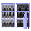 708PCS Fluffy 8-16mm Mixed Lengths Lash Cluster Extensions with bond and seal