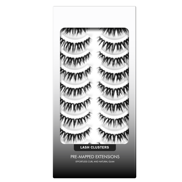 10 Pair Spiky strip lashes