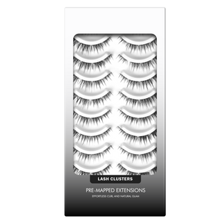 10 Pair Natural strip lashes