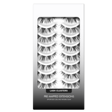 10 Pair wispy strip lashes
