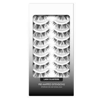 10 Pair wispy strip lashes