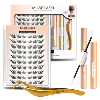 60pcs Natural/wispy Lash Clusters kit with 12-14mm Mixed Lengths
