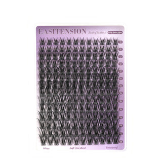 168pcs Fluffy/Volume Lash Clusters with 10-18mm Mixed Lengths