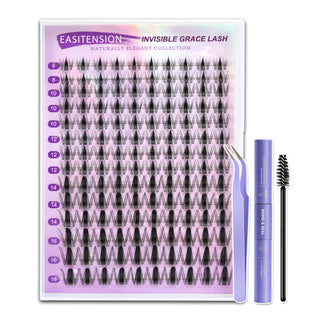 140PCS Spiky 8-16mm Mixed Lengths Lash Cluster Extensions