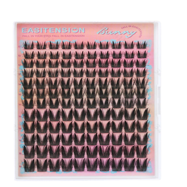 120pcs Spider-Style Eyelash Extensions, Manga Style, Mixed Lengths 10–16 mm