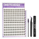 144pcs spiky style eyelash extension 8-16mm lashes Mixed Lengths Lash Clusters