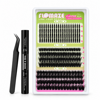216PCS Spiky Volume Mixed Lengths Lashes with Bond and Seal