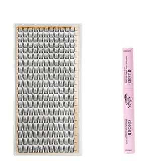 209 pcs Spider-Style Eyelash Extensions, Manga Style, Mixed Lengths 8–16 mm