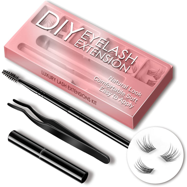 24PCS Natural Lashes with Bond