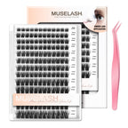 156pcs Fluffy/Wispy Self-Adhesive False Eyelashes with 8-16mm Mixed Lengths