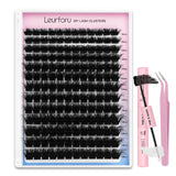 156pcs 200D Fluffy/Volume Lash Clusters kit with 10-18mm Mixed Lengths