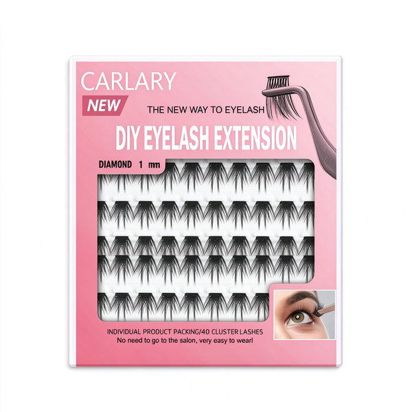 40pcs Spiky Lash Clusters Kit with 10mm Lengths