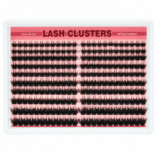 240pcs Double Spider 10-16mm Mixed Lengths Eyelash Extensions