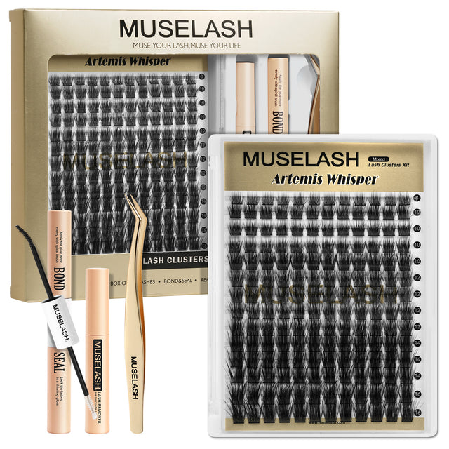 148pcs Fluffy/Wispy Lash Clusters kit with 8-16mm Mixed Lengths