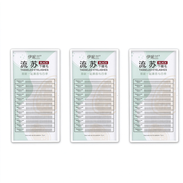 720pcs Natural Lash Clusters Kit with 6-7mm Mixed Lengths