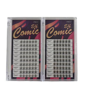 120pcs Spiky Lash Clusters with10-12mm Mixed Lengths