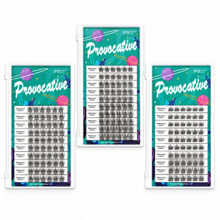 180PCS 8-14mm Mixed Lengths Lashes, 3-Pack