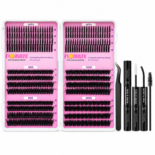360PCS Spiky Volume Lashes with Bond and Seal