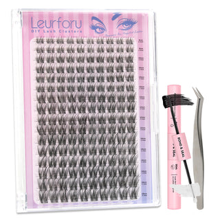 160pcs Wispy/Natural Lash Clusters kit with 8-16mm Mixed Lengths