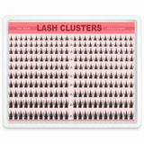 240PCS Spiky 10-16mm Mixed Lengths Lashes with Bond and Seal